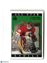Mike Vernon 1989-90 O-Pee-Chee Stickers Future-Star/All-Star-Backs #34