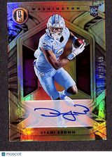 Dyami Brown 2021 Panini Gold Standard Rookies Autographs #128 #/149