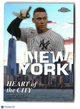 Aaron Judge 2022 Topps Chrome Heart of the City #HOC-13