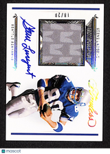 Steve Largent 2021 Panini Flawless Distinguished Patch Autographs #DPA-SLA #/20