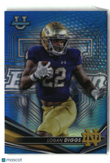 Logan Diggs 2022-23 Bowman's Best University Blue #21 #/150