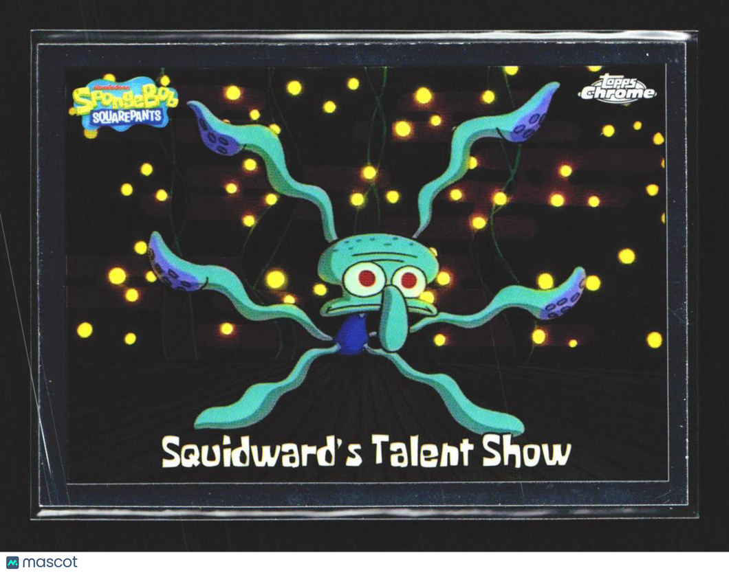 Squidward's Talent Show 2025 Topps Chrome SpongeBob #184