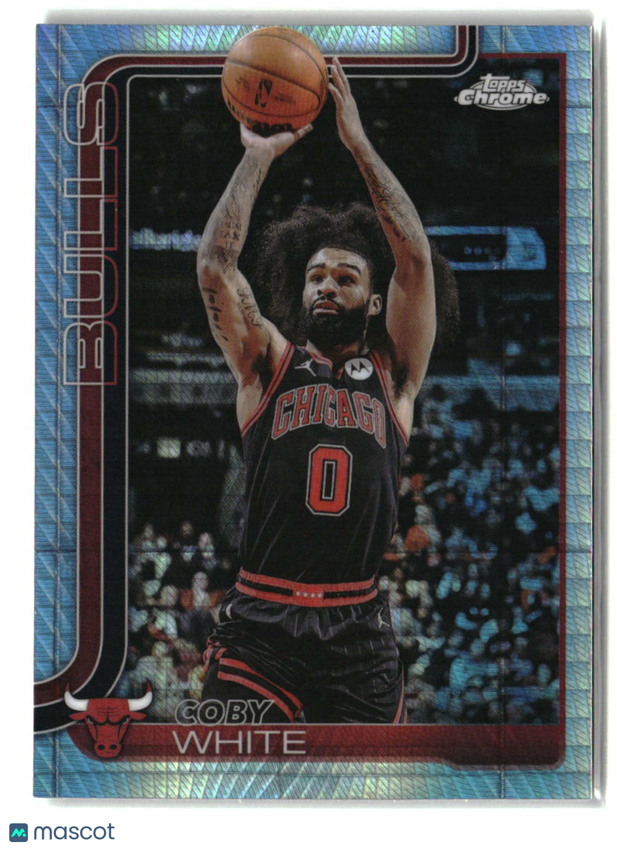 Coby White 2025-26 Topps Chrome Prism Refractor #80