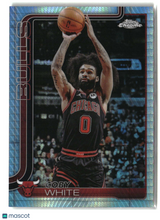 Coby White 2025-26 Topps Chrome Prism Refractor #80