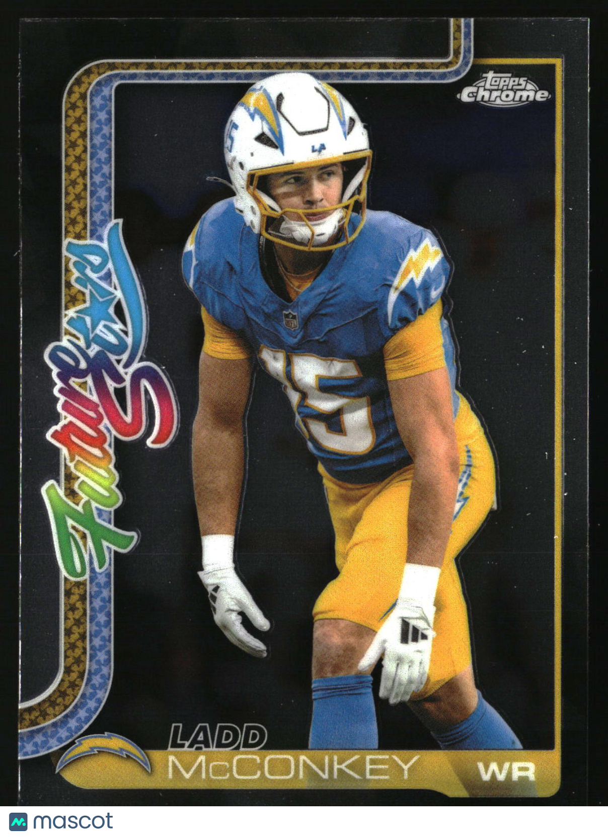 Ladd McConkey 2025 Topps Chrome Future Stars #FS-3