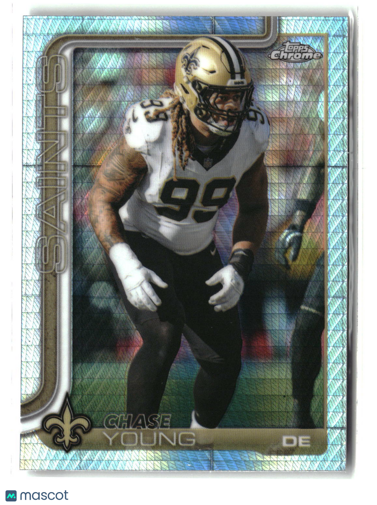 Chase Young 2025 Topps Chrome Prism Refractor #220