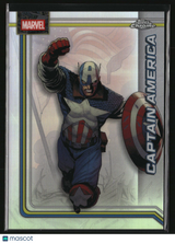 Captain America 2026 Topps Chrome Marvel Comics Refractor #19