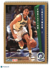Christian Laettner 1992-93 Fleer NBA Rising Star Golden Magazine Perforated #NNO