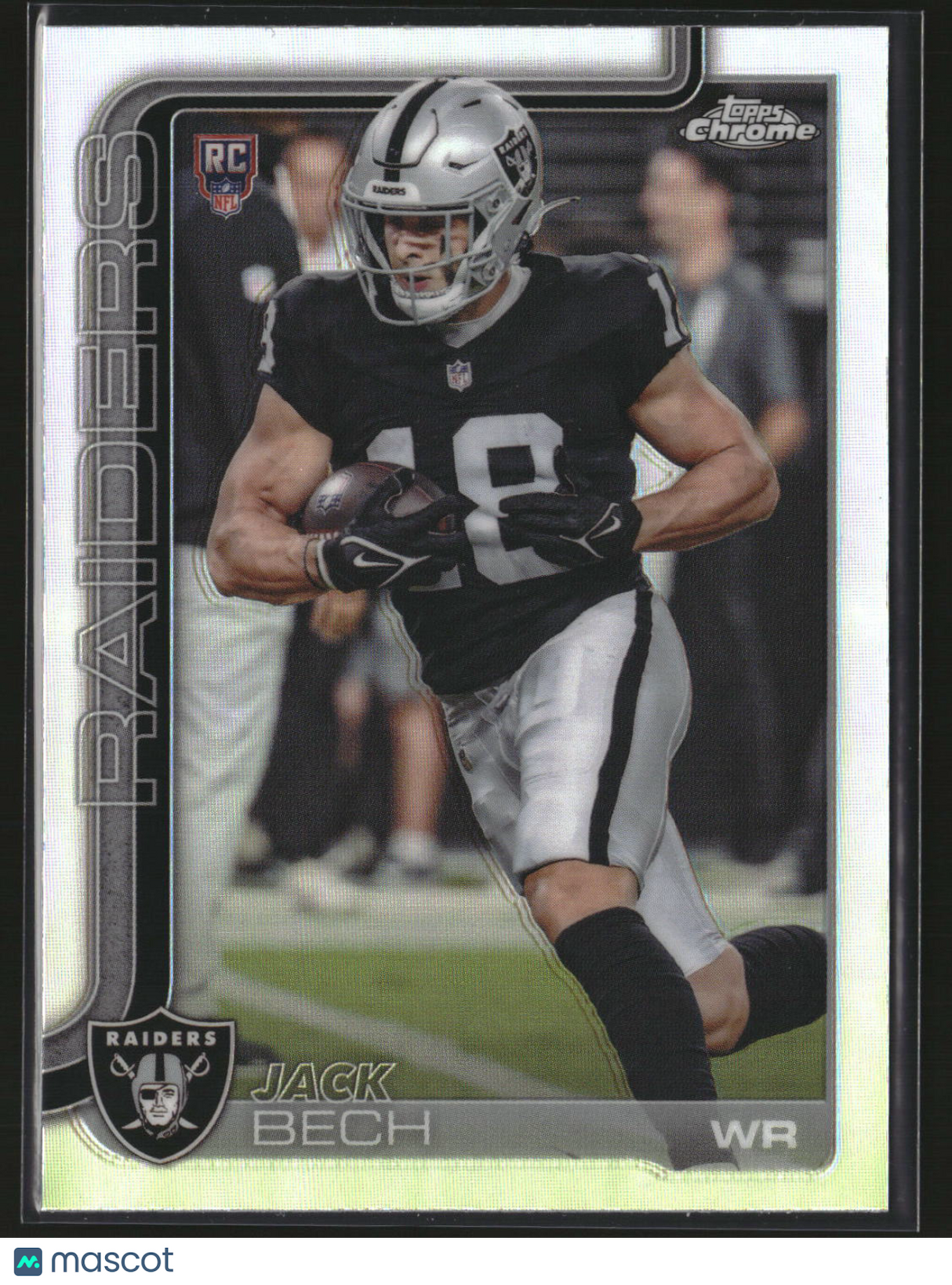 Jack Bech 2025 Topps Chrome Football Refractor #388