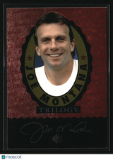 SP Header / Checklist 1995 SP Joe Montana Trilogy #NNO