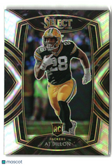 AJ Dillon 2020 Panini Select Silver Prizm #265