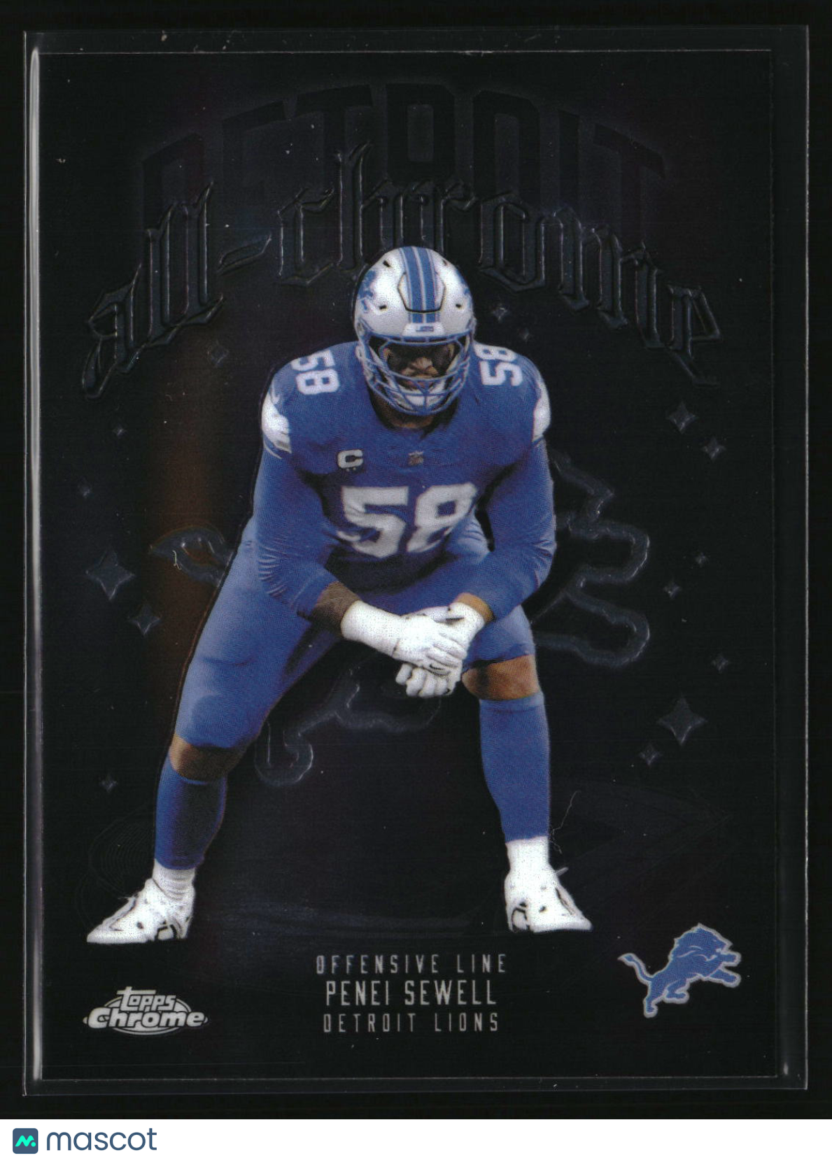 Penei Sewell 2025 Topps Chrome All Chrome Team #ACT-13