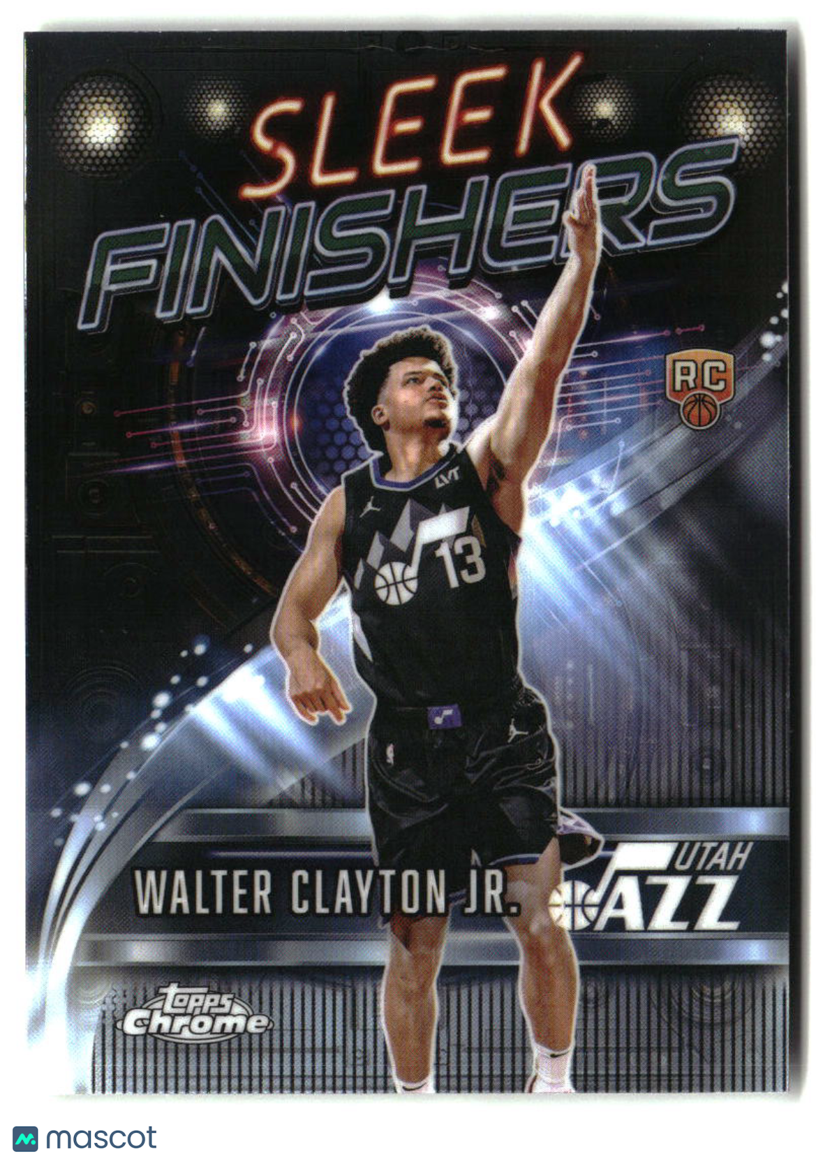 Walter Clayton Jr. 2025-26 Topps Chrome Sleek Finishers #SF-28
