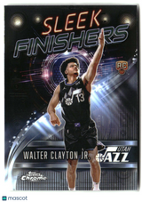 Walter Clayton Jr. 2025-26 Topps Chrome Sleek Finishers #SF-28