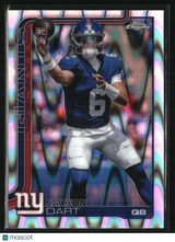 Jaxson Dart 2025 Topps Chrome Ray Wave Refractor #306