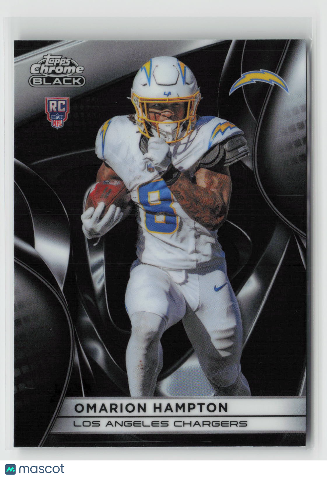 Omarion Hampton 2025 Topps Chrome Black #127