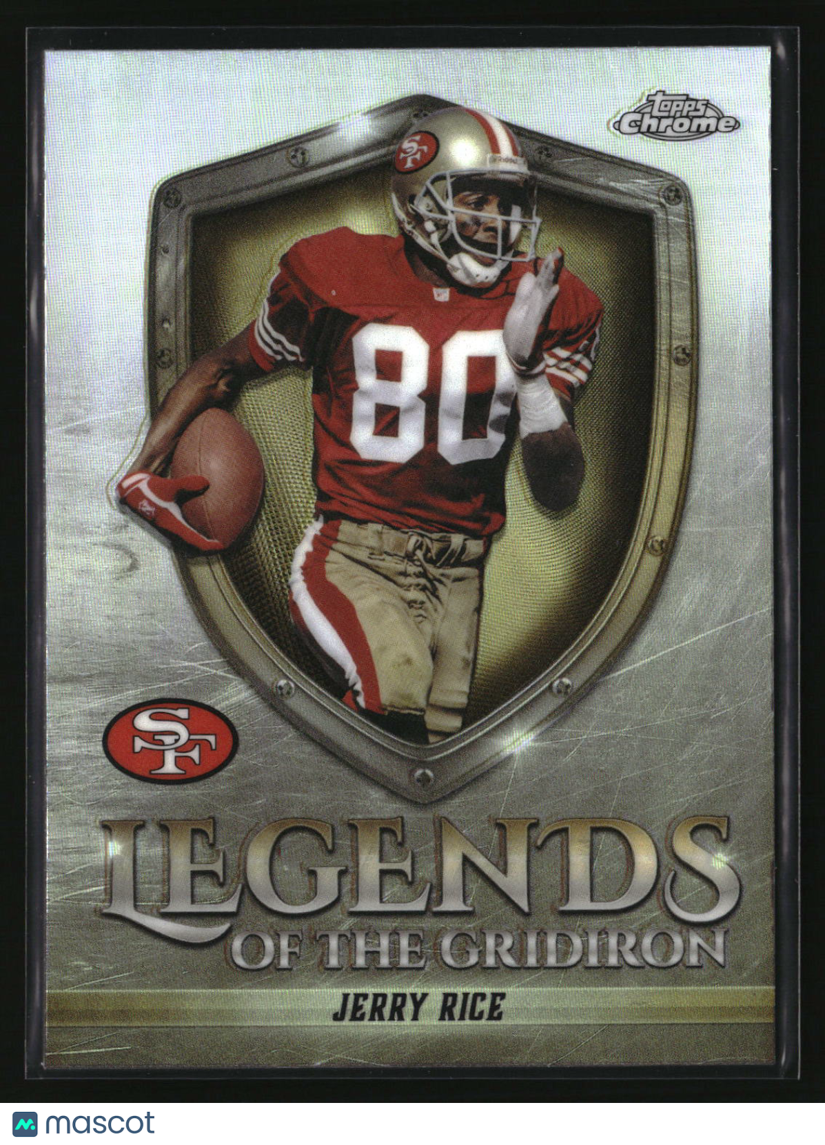 Jerry Rice 2025 Topps Chrome Legends of the Gridiron Refractor #LOG-21