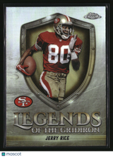 Jerry Rice 2025 Topps Chrome Legends of the Gridiron Refractor #LOG-21