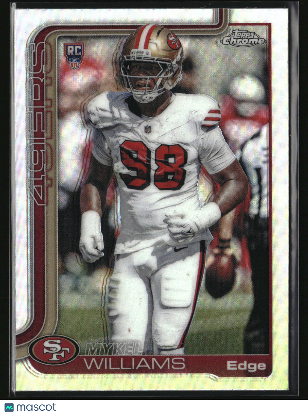 Mykel Williams 2025 Topps Chrome Refractor #352