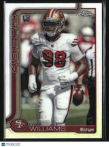 Mykel Williams 2025 Topps Chrome Refractor #352