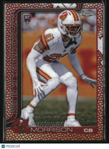 Benjamin Morrison 2025 Topps Chrome Football Leather Refractor #355
