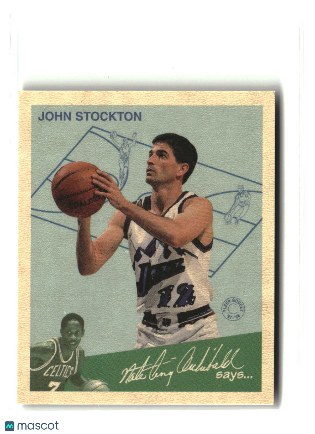 John Stockton 1997-98 Fleer Goudey Greats #13GG