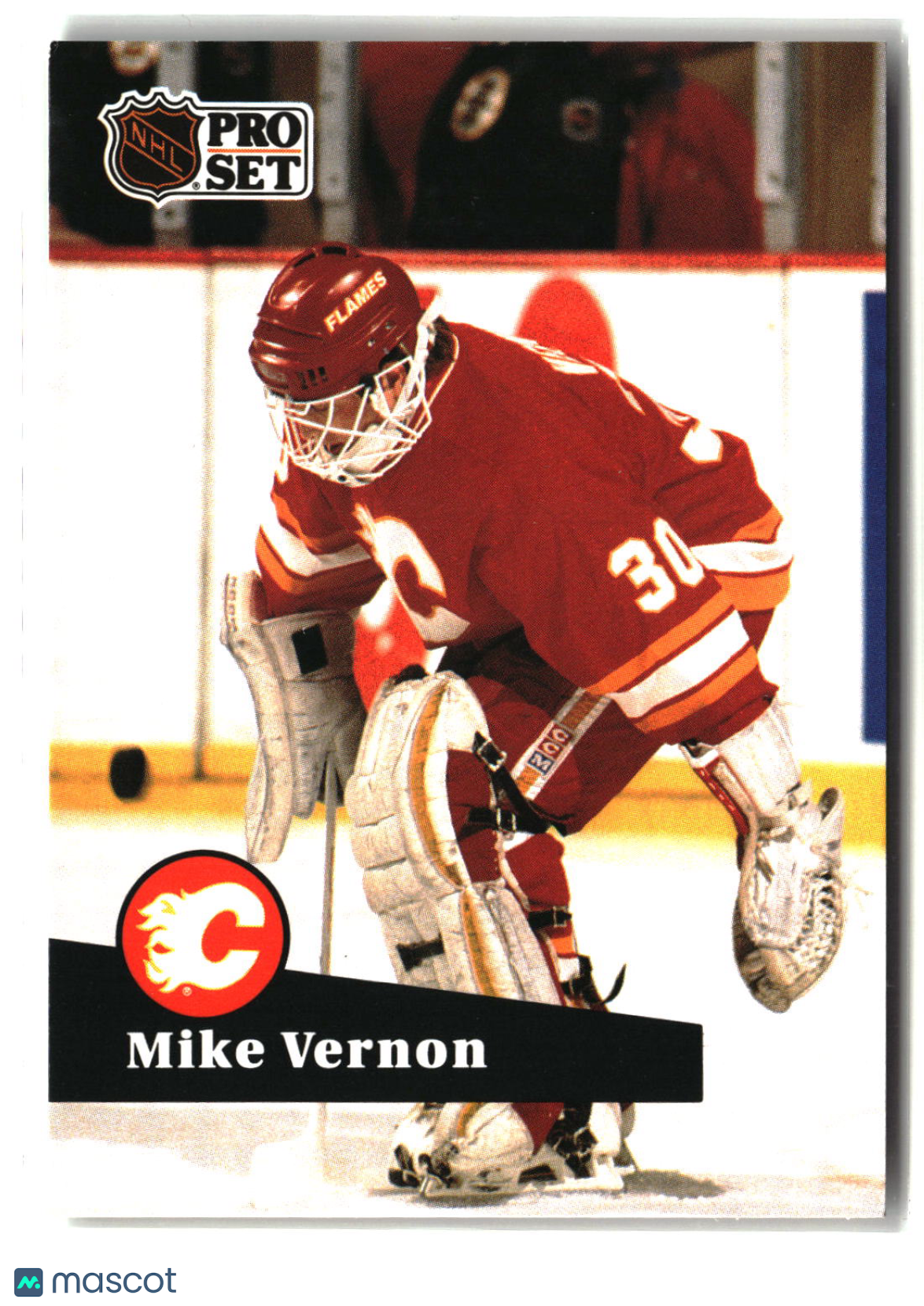 Mike Vernon 1991-92 Pro Set #35