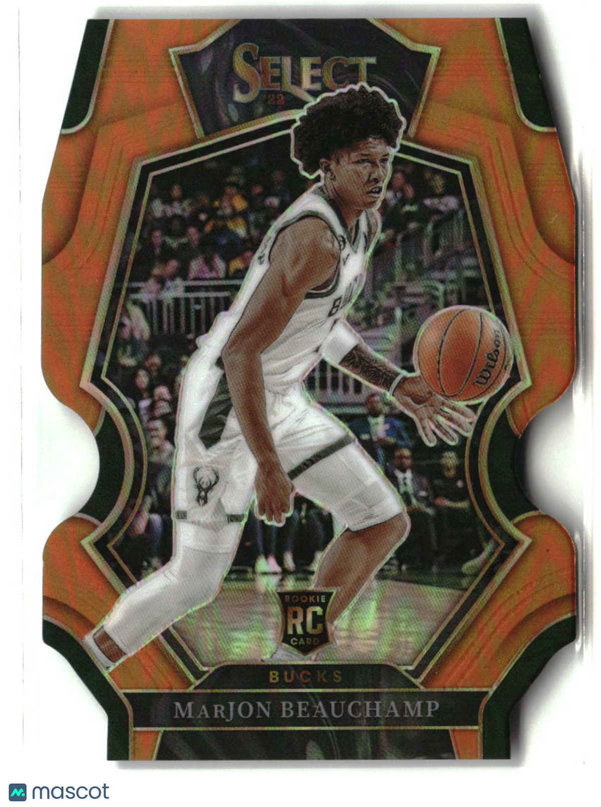 MarJon Beauchamp 2022-23 Panini Select Orange Prizms Die Cut #179 #/65