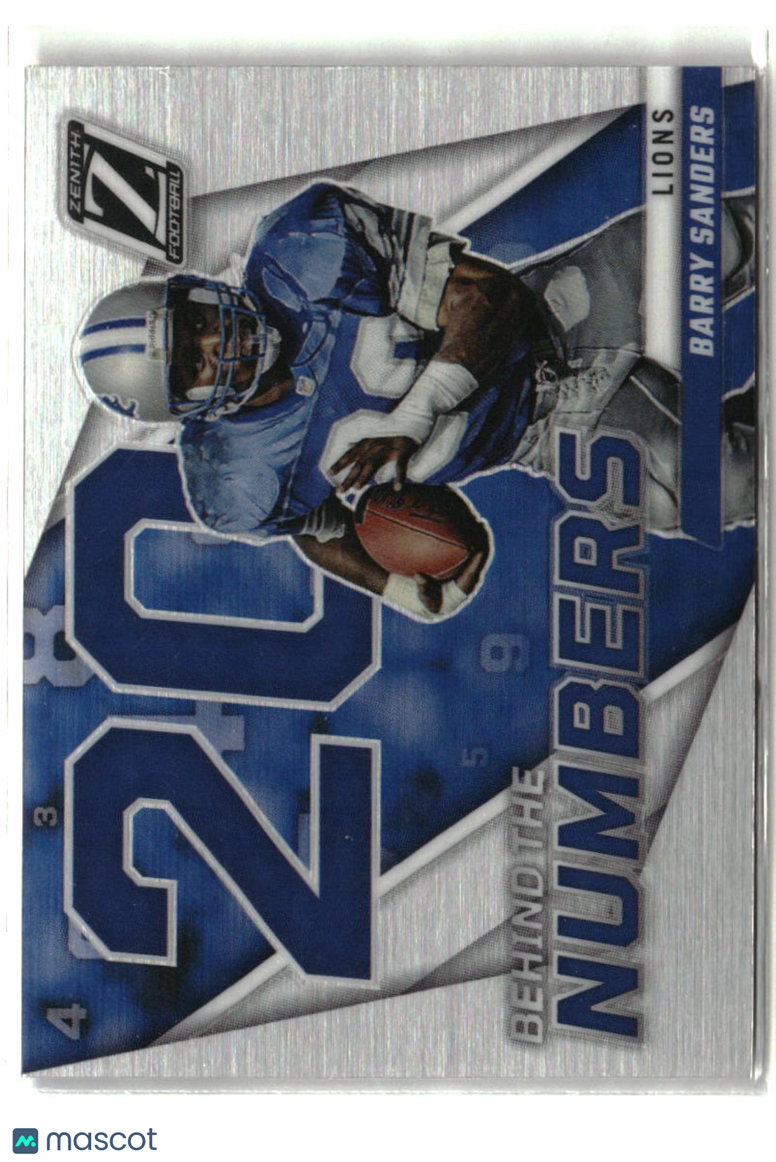Barry Sanders 2022 Zenith Behind the Numbers #BN-BS