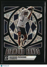 George Pickens 2025 Donruss Optic Diamond Hands Black Pandora #7 #/149