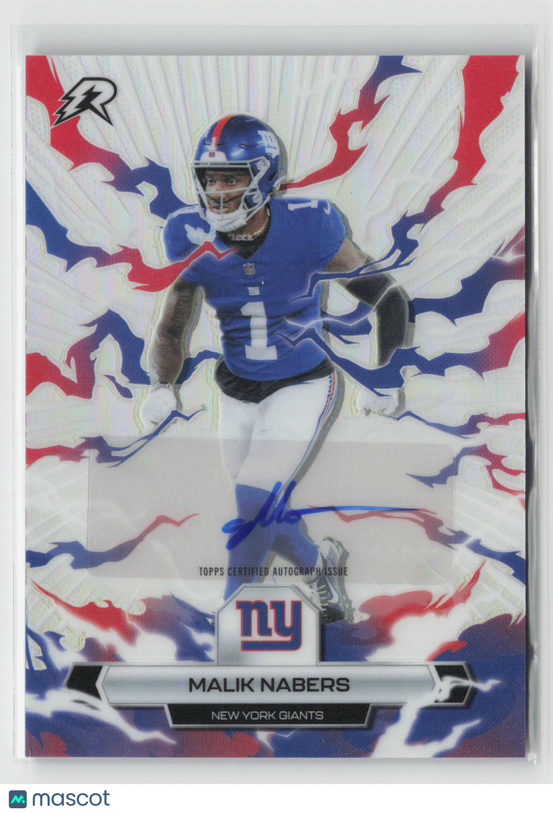Malik Nabers 2025 Topps Resurgence Signatures #73