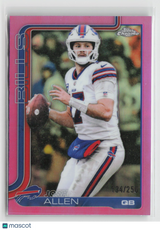 Josh Allen 2025 Topps Chrome Pink Refractor #34