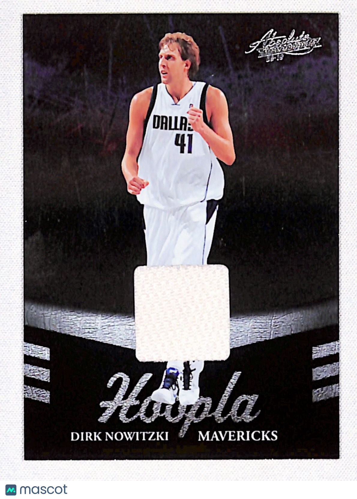 Dirk Nowitzki 2009-10 Absolute Memorabilia Marks of Fame Materials #7 #/100