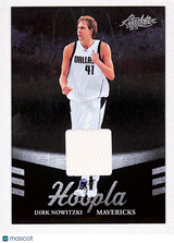 Dirk Nowitzki 2009-10 Absolute Memorabilia Marks of Fame Materials #7 #/100