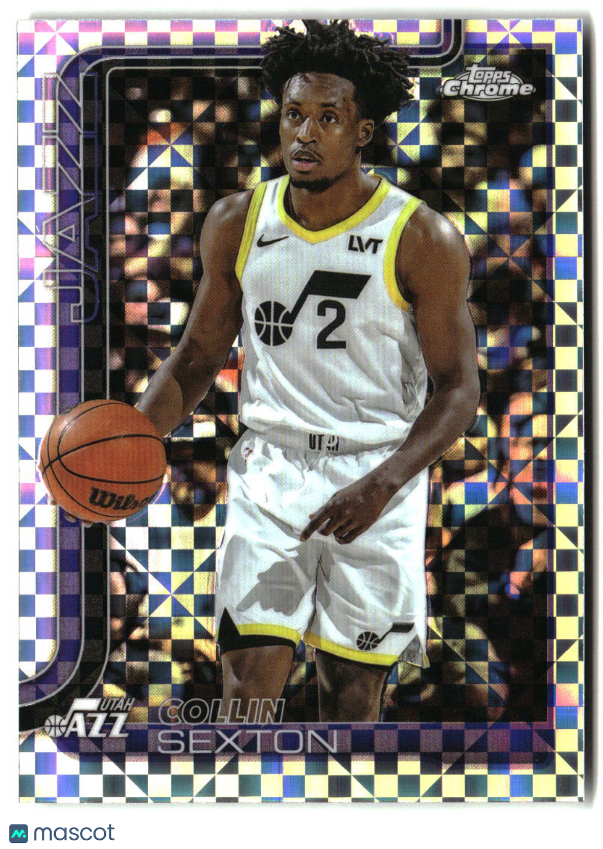 Collin Sexton 2025-26 Topps Chrome X-Fractor #210
