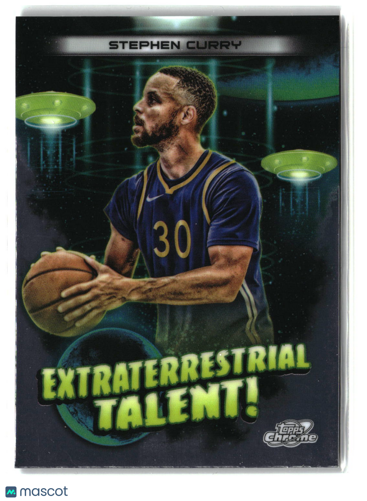 Stephen Curry 2023-24 Topps Chrome Cosmic Extraterrestrial Talent #ET-13