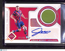 Load image into Gallery viewer, Jordan Morris 2022 National Treasures Century Material Signatures #CE-JMR 9/10

