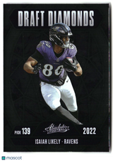 Isaiah Likely 2025 Panini Absolute Draft Diamonds #DD-ILY