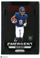Malik Nabers 2024 Panini Prizm - Emergent #6