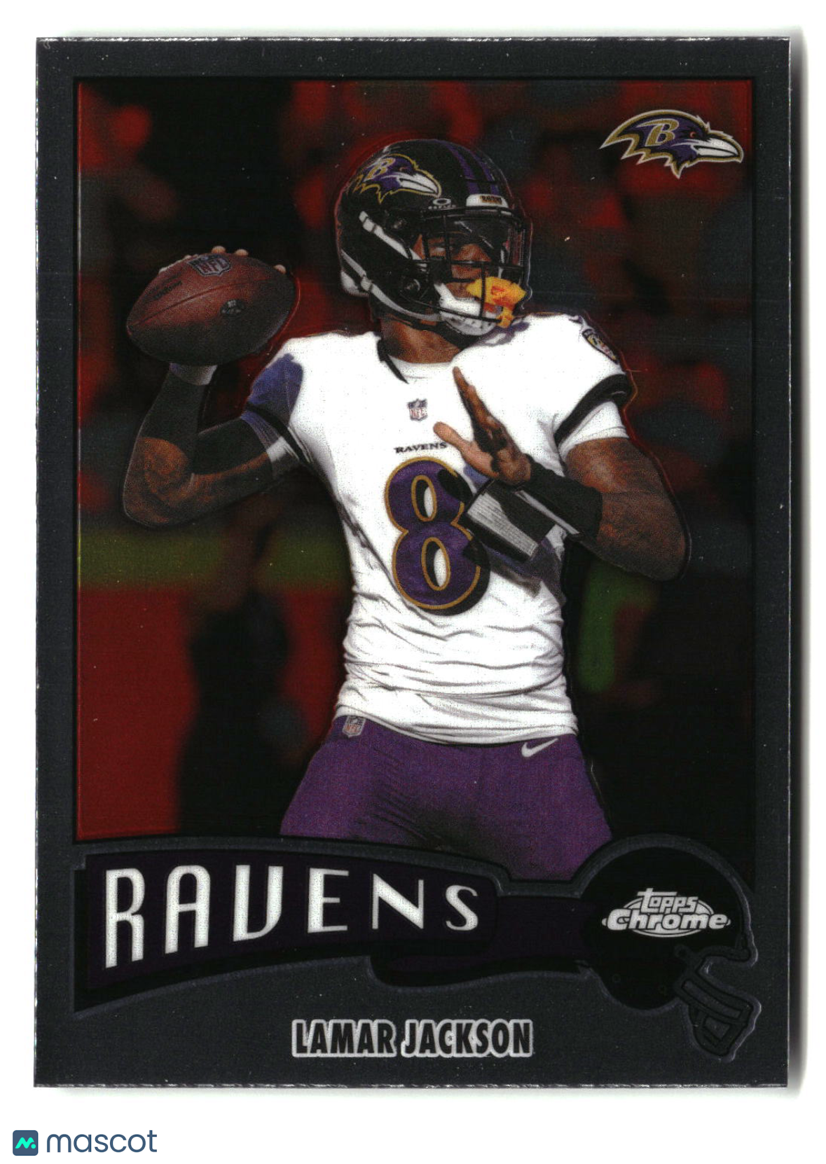 Lamar Jackson 2025 Topps Chrome 1975 Topps #1975-3