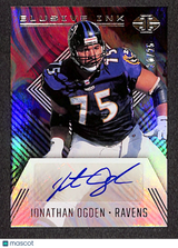 Jonathan Ogden 2020 Panini Illusions Elusive Ink #EI18 #/25