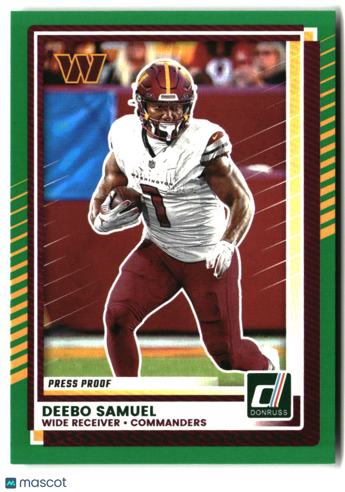 Deebo Samuel 2025 Donruss Press Proofs Green #36