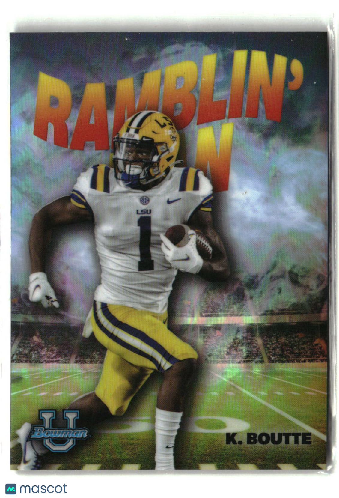 Kayshon Boutte 2022 Bowman University Chrome Ramblin' Man #RM-14