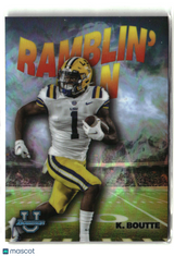 Kayshon Boutte 2022 Bowman University Chrome Ramblin' Man #RM-14