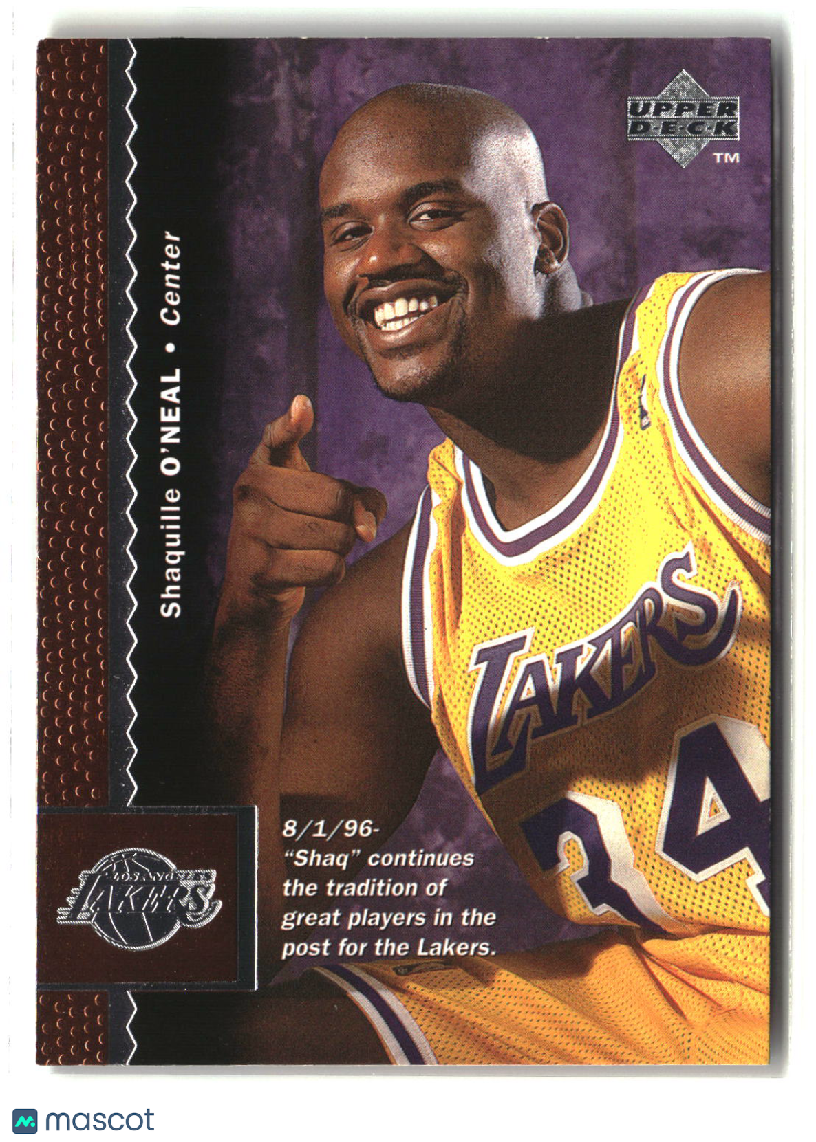 Shaquille O'Neal 1996-97 Upper Deck #61