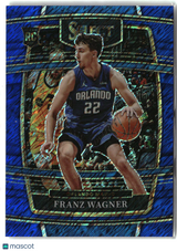 Franz Wagner 2021-22 Panini Select Blue Shimmer Prizms #15