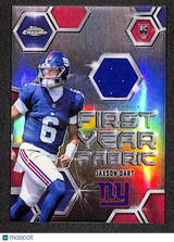 Jaxson Dart 2025 Topps Chrome First Year Fabric #FYF-JD