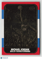 Michael Jordan 1997 Fleer 23KT GOLD "1986 Rookie" Red-White-Blue Border #NNO