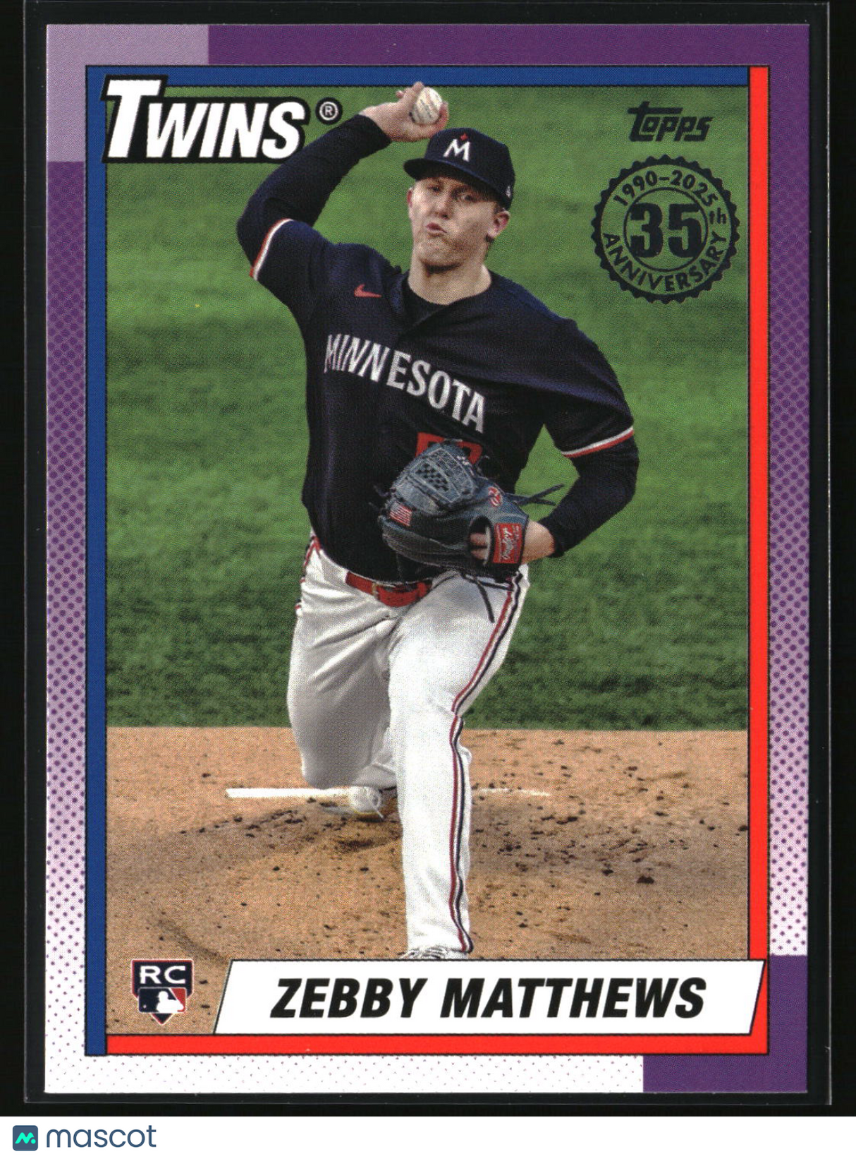 Zebby Matthews 2025 Topps 1990 Topps Baseball 35th Anniversary #T90-74