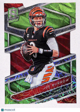 Joe Burrow 2024 Panini Spectra Neon Green Die Cut #25 #/30